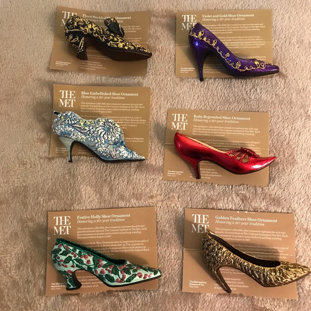 MET Collection 2017 Shoe Ornament collection